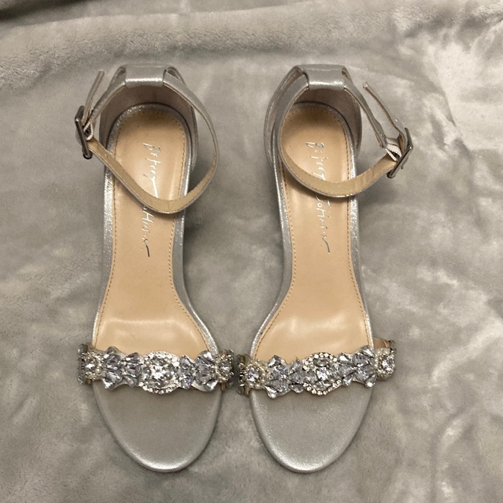 Betsey Johnson Silver SB-Erin Heel